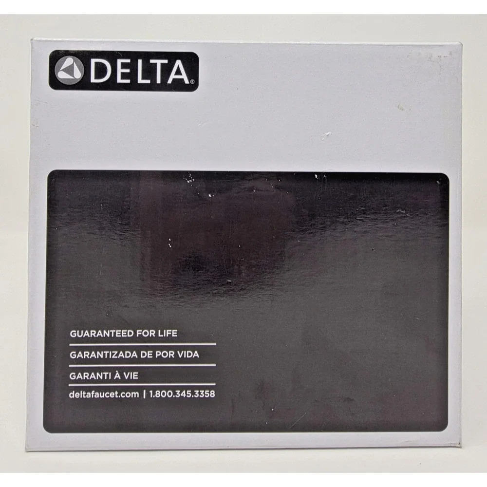 Delta 759460-BL Trinsic Towel Ring Matte Black Bathroom Hardware Wall Mount NIB